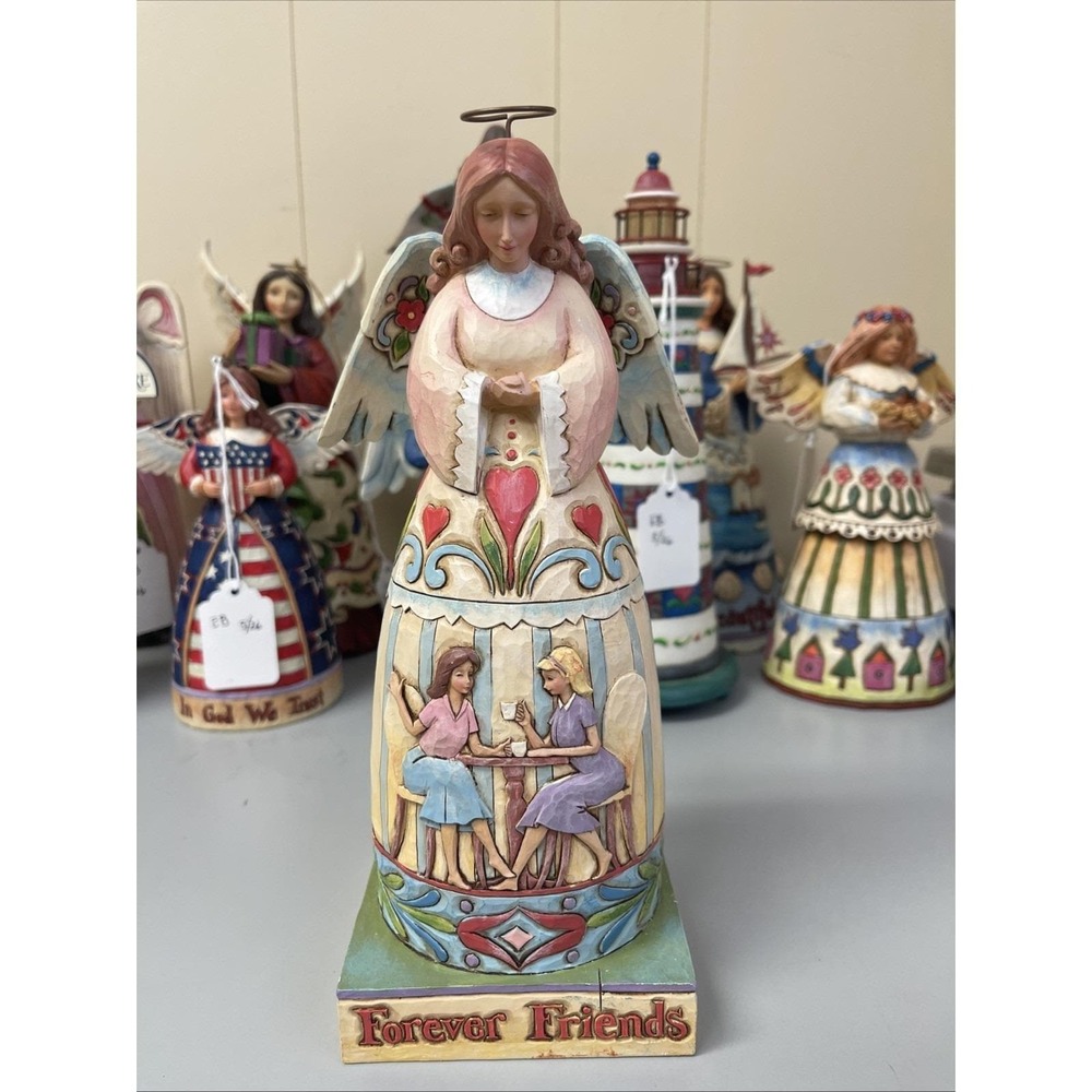 Jim Shore Angel Forever Friends 4009247 Friendship Heartwood Creek 9.5" 2007